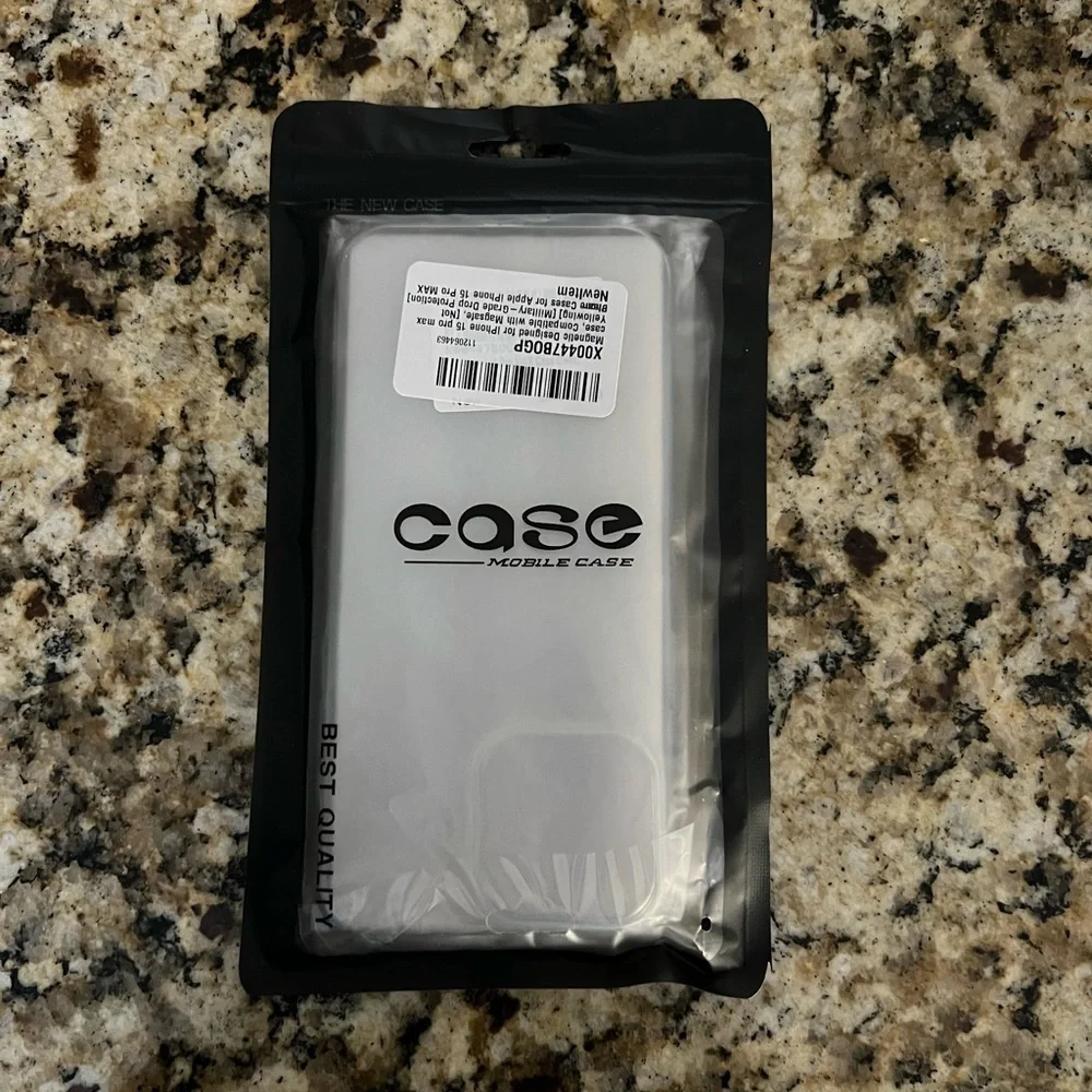 NEW IPHONE 15 pro max clear case